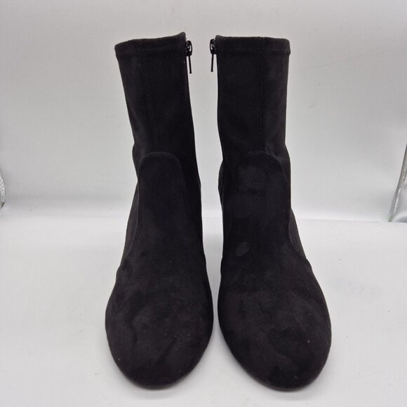 Dune London Optimal Black Bootie Crystal Heels Size 40 US 9 - Picture 2 of 11